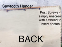 Load image into Gallery viewer, Hand Made Custom Wood School Photo Frame Mini-Wallets PK-12 or K-12 customizable