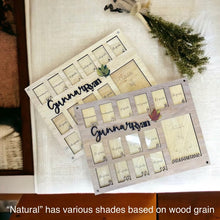 Load image into Gallery viewer, Hand Made Custom Wood Large Wallet Size School Photo Frame Gift