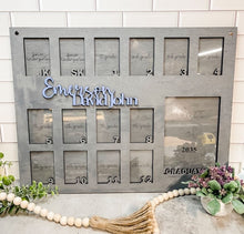 Load image into Gallery viewer, Hand Made Custom Wood Large Wallet Size School Photo Frame Gift