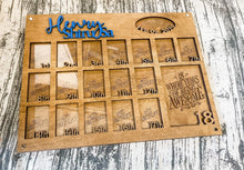 Load image into Gallery viewer, Birthday Years Birth-to-18 Photo Frame