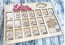 Load image into Gallery viewer, Birthday Years Birth-to-18 Photo Frame