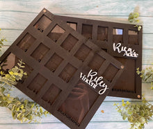 Load image into Gallery viewer, Hand Made Custom Wood School Photo Frame Mini-Wallets PK-12 or K-12 customizable