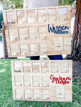 Load image into Gallery viewer, Hand Made Custom Wood XL School Photo Frame PK-12 K-12 Customizable Gift