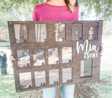 Load image into Gallery viewer, Hand Made Custom Wood XL School Photo Frame PK-12 K-12 Customizable Gift
