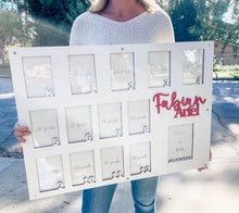 Load image into Gallery viewer, Hand Made Custom Wood XL School Photo Frame PK-12 K-12 Customizable Gift