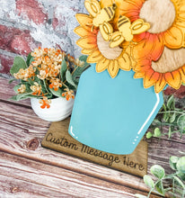 Load image into Gallery viewer, Gift Card Holder Sunflower Mason Jar with Bees