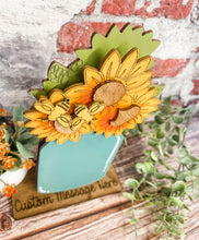 Load image into Gallery viewer, Gift Card Holder Sunflower Mason Jar with Bees