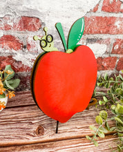 Load image into Gallery viewer, Gift Card Holder Teacher Appreciation Apple with Worm