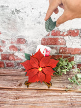 Load image into Gallery viewer, Gift Card Holder Poinsettia Christmas Flower Gift Card Holder