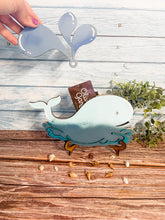 Load image into Gallery viewer, Gift Card Holder Whale with Water Spout Gift Card Holder