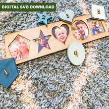 Load image into Gallery viewer, Digital Download Memory Photo Puzzles SVG