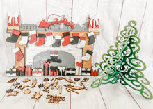 Load image into Gallery viewer, Advent Calendar with Tree and DIY Ornaments