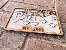 Load image into Gallery viewer, Hanging Heart Family Frames