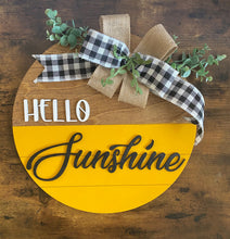 Load image into Gallery viewer, Hello Sunshine Door Sign