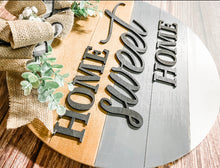 Load image into Gallery viewer, Home Sweet Home Farmhouse Door Sign