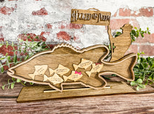 Load image into Gallery viewer, Father's Day Hooked on Dad 3D Fishing Frame