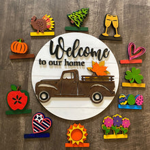 Load image into Gallery viewer, Interchangeable Holiday Door Sign