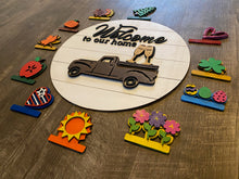 Load image into Gallery viewer, Take & Make KIT Interchangeable Holiday Door Sign