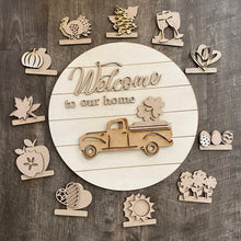 Load image into Gallery viewer, Take & Make KIT Interchangeable Holiday Door Sign