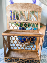 Load image into Gallery viewer, Custom Name Honeycomb Two-Tier Tiered Wall Tray