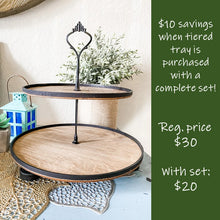 Load image into Gallery viewer, Tiered Tray Bathroom Potty Decor