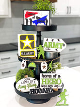 Load image into Gallery viewer, Tiered Tray United States Army Decor