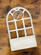 Load image into Gallery viewer, Interchangeable Monogram Window with Holiday Inserts