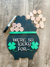 Load image into Gallery viewer, Pot 'o Luck Family Activity Sign