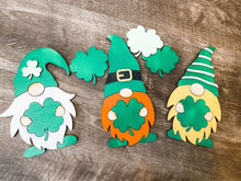 Load image into Gallery viewer, Set of 3 Leprechaun Gnomes