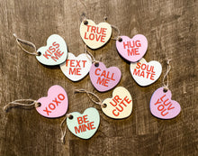Load image into Gallery viewer, Valentine Sweet Heart Ornaments or Garland (Set of 5)