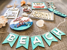 Load image into Gallery viewer, Tiered Tray Summer Decor
