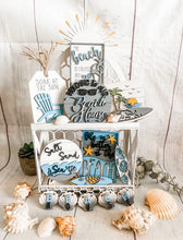 Load image into Gallery viewer, Tiered Tray Beach House Decor