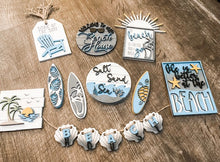 Load image into Gallery viewer, Tiered Tray Beach House Decor