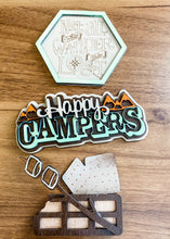 Load image into Gallery viewer, Tiered Tray Camping Decor