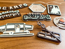 Load image into Gallery viewer, Tiered Tray Camping Decor