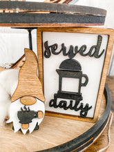 Load image into Gallery viewer, Tiered Tray Coffee Bar Decor