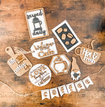 Load image into Gallery viewer, Tiered Tray Coffee Bar Decor