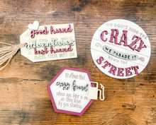 Load image into Gallery viewer, Tiered Tray Crazy Friends Decor