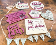 Load image into Gallery viewer, Tiered Tray Crazy Friends Decor