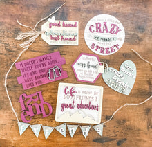 Load image into Gallery viewer, Tiered Tray Crazy Friends Decor