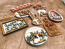 Load image into Gallery viewer, Tiered Tray He is Risen Easter Decor