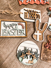 Load image into Gallery viewer, Tiered Tray He is Risen Easter Decor