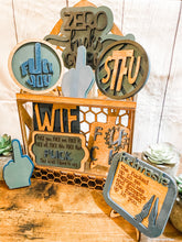 Load image into Gallery viewer, Tiered Tray F*** Off Decor