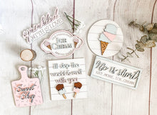 Load image into Gallery viewer, Tiered Tray Ice Cream Decor