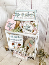Load image into Gallery viewer, Tiered Tray Ice Cream Decor