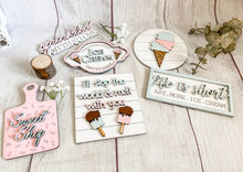 Load image into Gallery viewer, Tiered Tray Ice Cream Decor