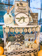 Load image into Gallery viewer, Tiered Tray Lemonade Lemon Stand Decor