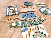 Load image into Gallery viewer, Tiered Tray Mountains Decor