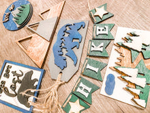 Load image into Gallery viewer, Tiered Tray Mountains Decor