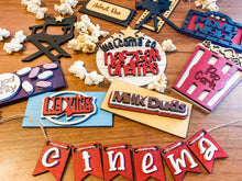 Load image into Gallery viewer, Tiered Tray Personalized Movie Night Decor